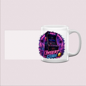 Mug cadeau « Insert Coin » pour pause café