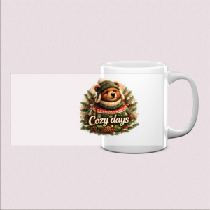 Mug imprimé Cozy Days pour moments chaleureux