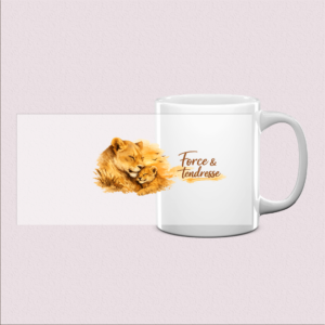 Mug imprimé Force et Tendresse