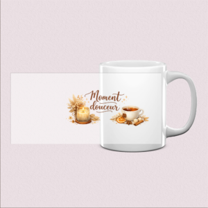 Mug imprimé Moment Douceur – Cadeau chaleureux