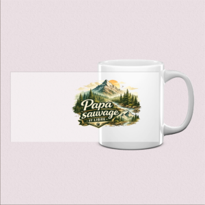 Mug Papa Sauvage et Libre