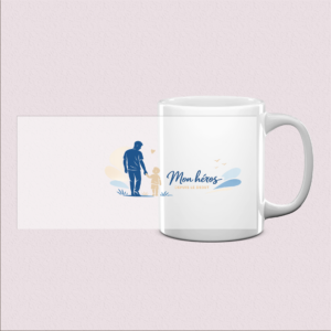 Mug « Mon héros depuis le début »