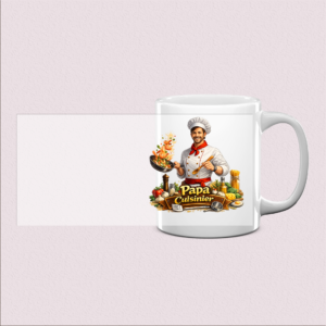 Mug Papa Cuisinier - Cadeau chaleureux