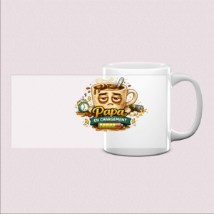 Mug Papa en Chargement - Cadeau Chaleureux