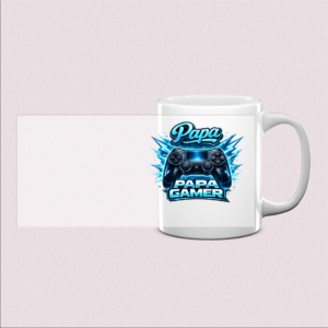 Mug Papa Gamer – Cadeau parfait pour papas joueurs