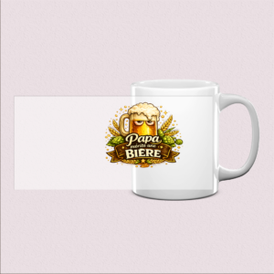 Mug Papa mérite une bière – Cadeau convivial