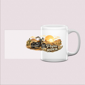 Mug Papa Rider – Cadeau passion moto
