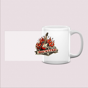 Mug Papa Rockstar – Cadeau original