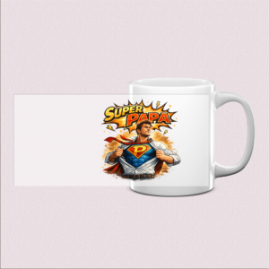Mug Super Papa – Cadeau idéal pour papa