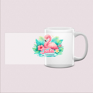 Mug imprimé « Tata en vacances »