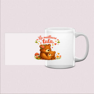 Mug "La meilleure tata" – Cadeau doux et pratique