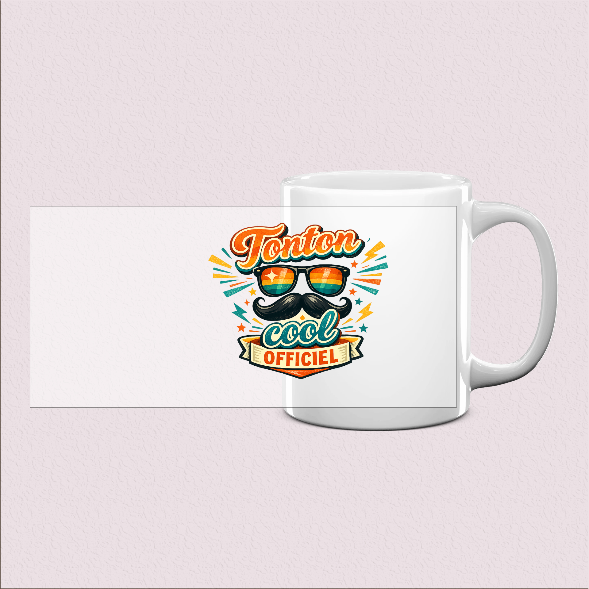 Mug Tonton Cool - Cadeau original et pratique