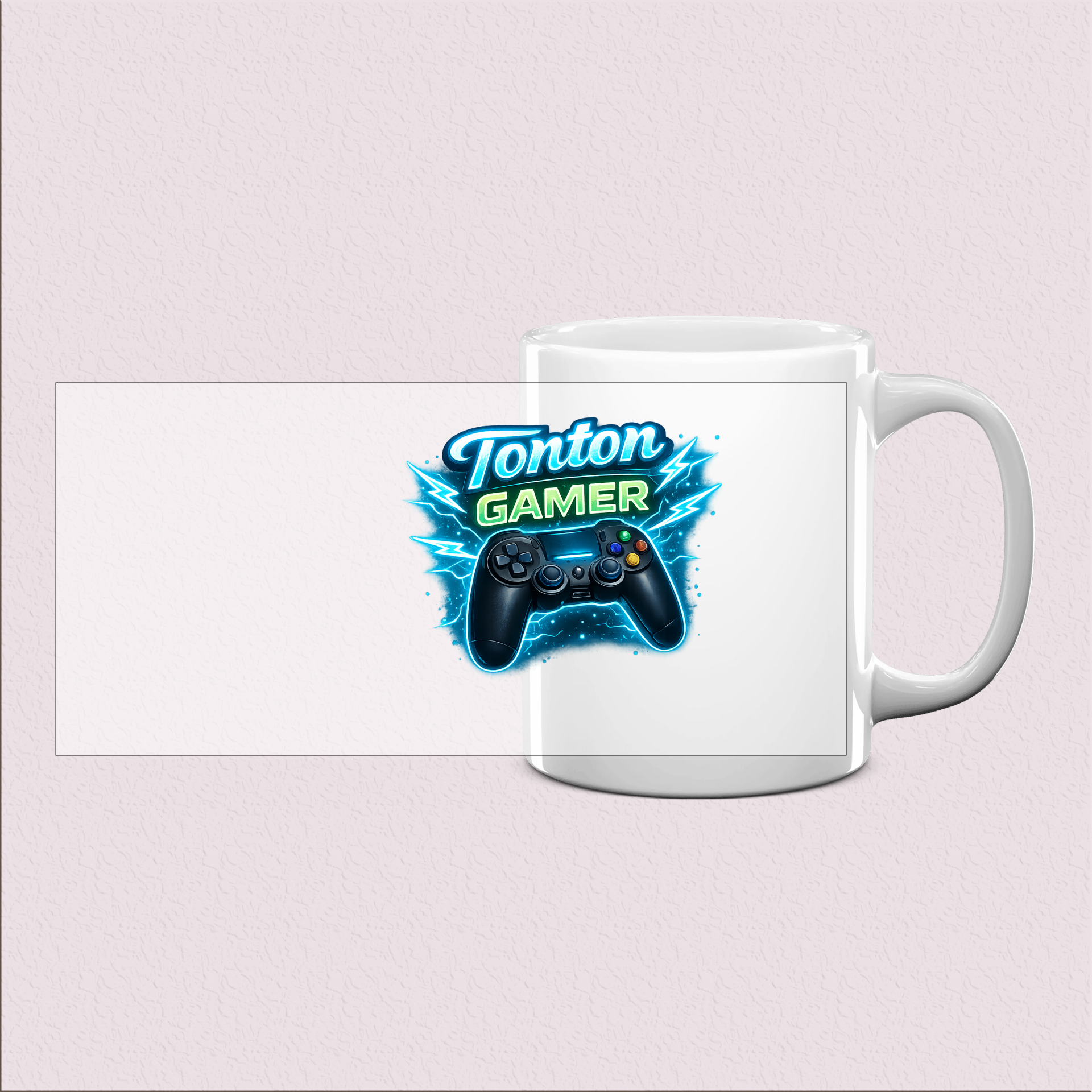 Mug Tonton Gamer – Cadeau original