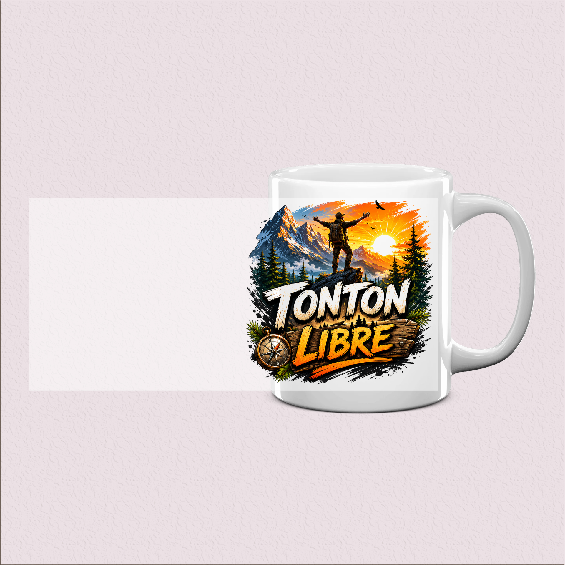 Mug Tonton Libre – Cadeau convivial