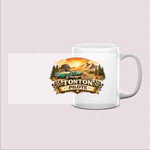 Mug Tonton Pilote – Cadeau unique