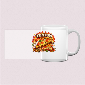Mug Tonton fan de pizza