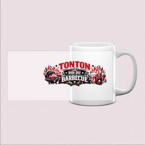 Mug Tonton Roi du Barbecue - Cadeau Idéal