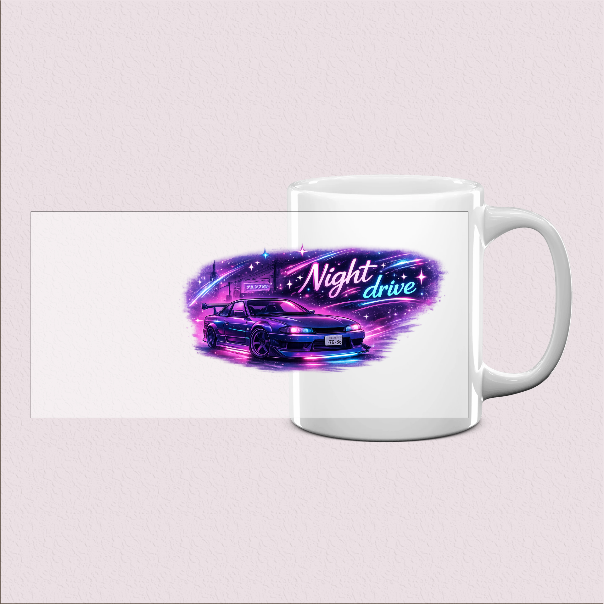 Mug imprimé Night Drive – Nuit et Évasion