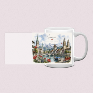 Mug imprimé Suisse Ville & Culture