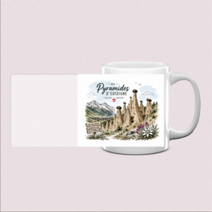 Mug Les Pyramides d'Euseigne - Cadeau chaleureux