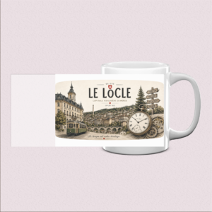 Mug imprimé Le Locle – Bois et Montagnes