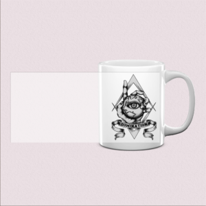 Mug imprimé « Domination » pour un café énergisant