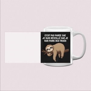 Mug Réveillé mais Rien Envie de Faire