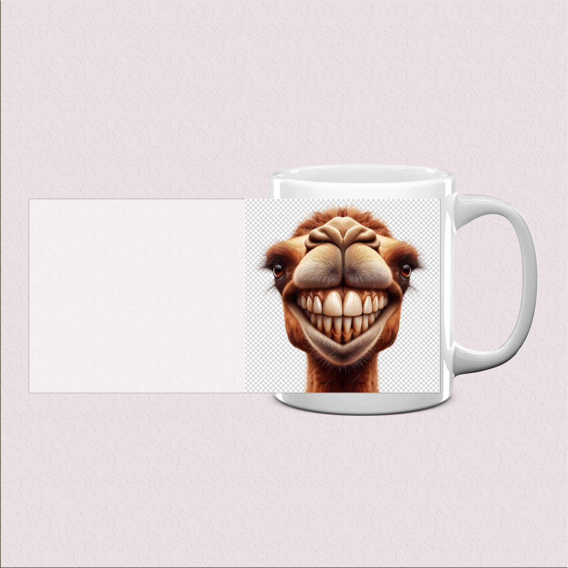 Mug Chameau qui Rit – Cadeau sourire garanti