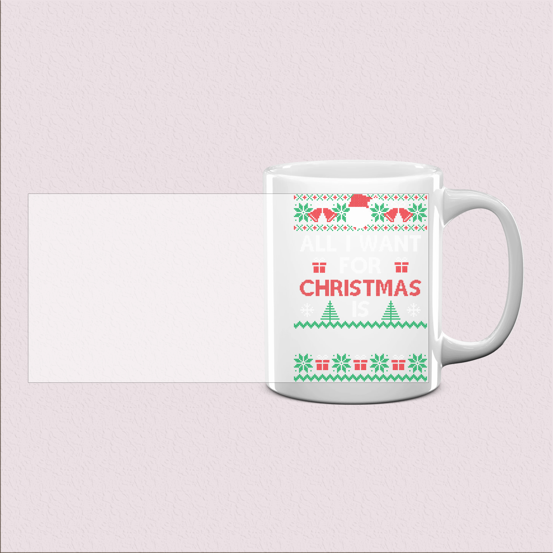 Mug "Tout ce que je veux pour Noël"