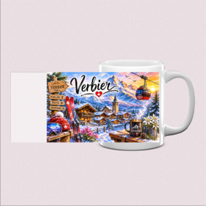 Mug imprimé motif Verbier