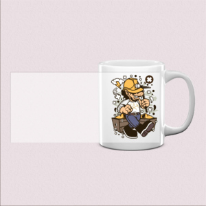 Mug Loup à la Mine - Moments Authentiques