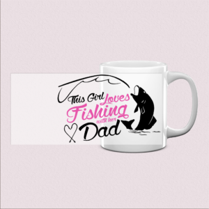 Mug « This Girl Loves Fishing »