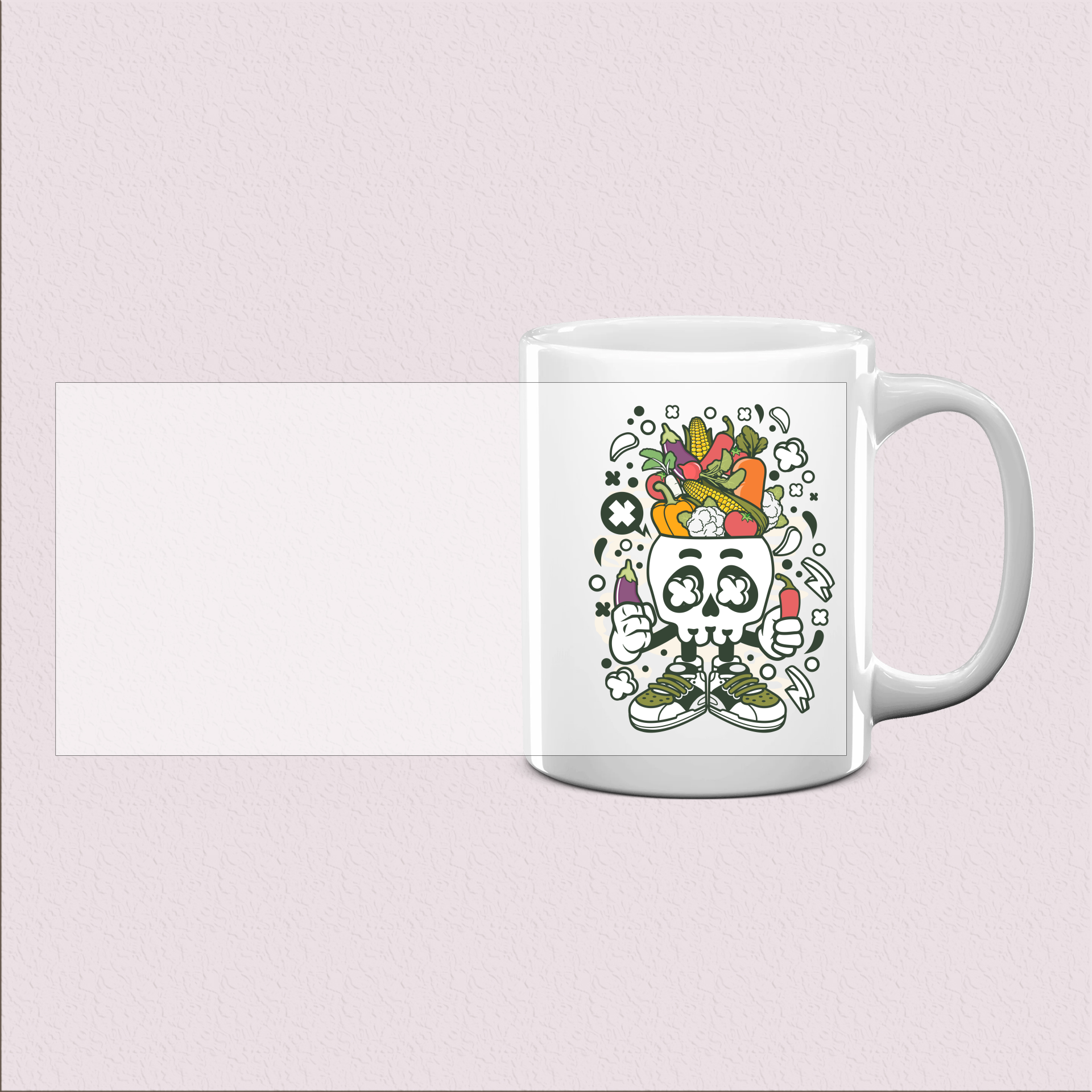 Mug Tête de Légumes Originale