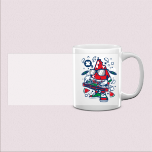 Mug imprimé Watermelon DJ fun et coloré