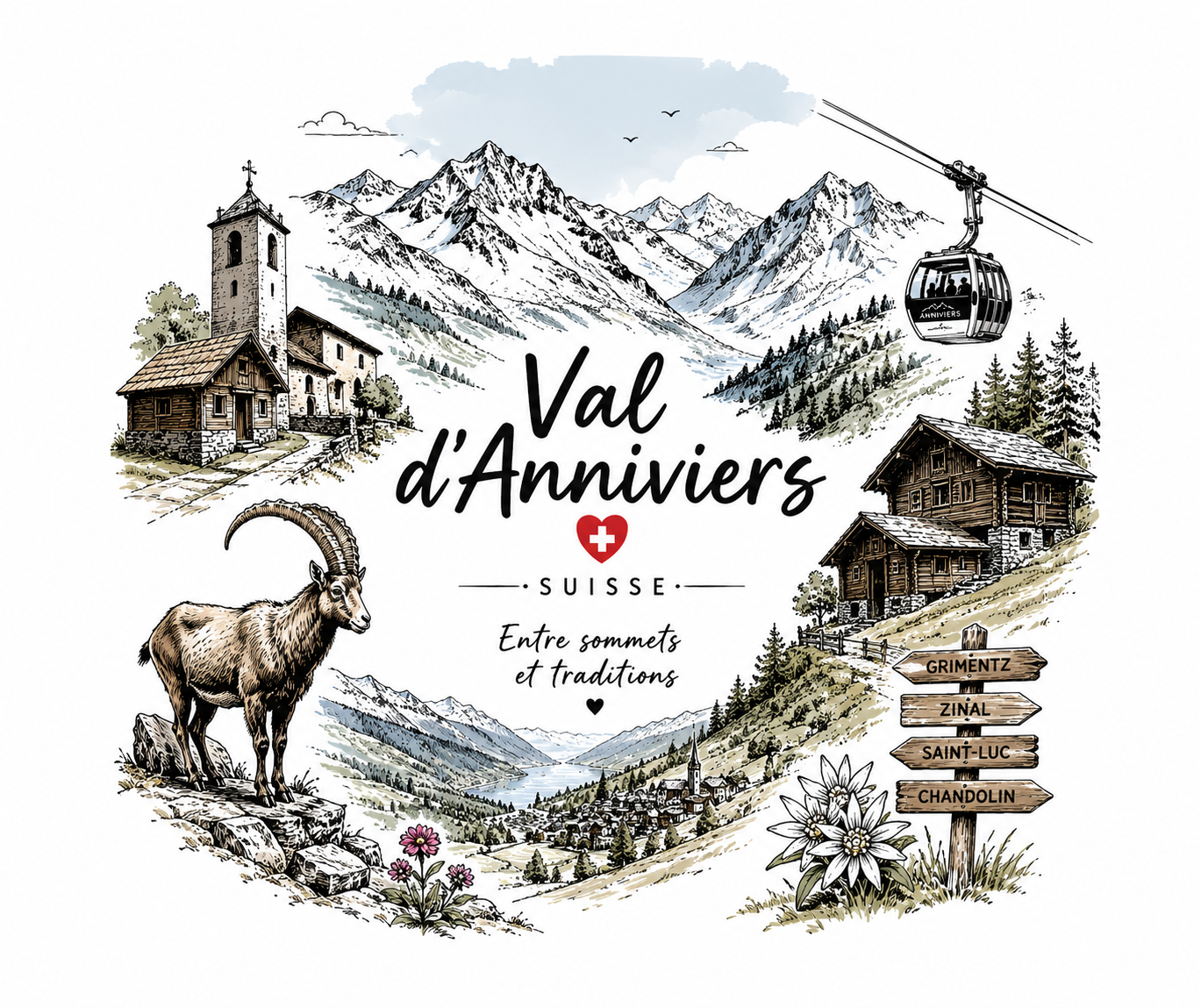 Mug Suisse Val d’Anniviers – Image 2