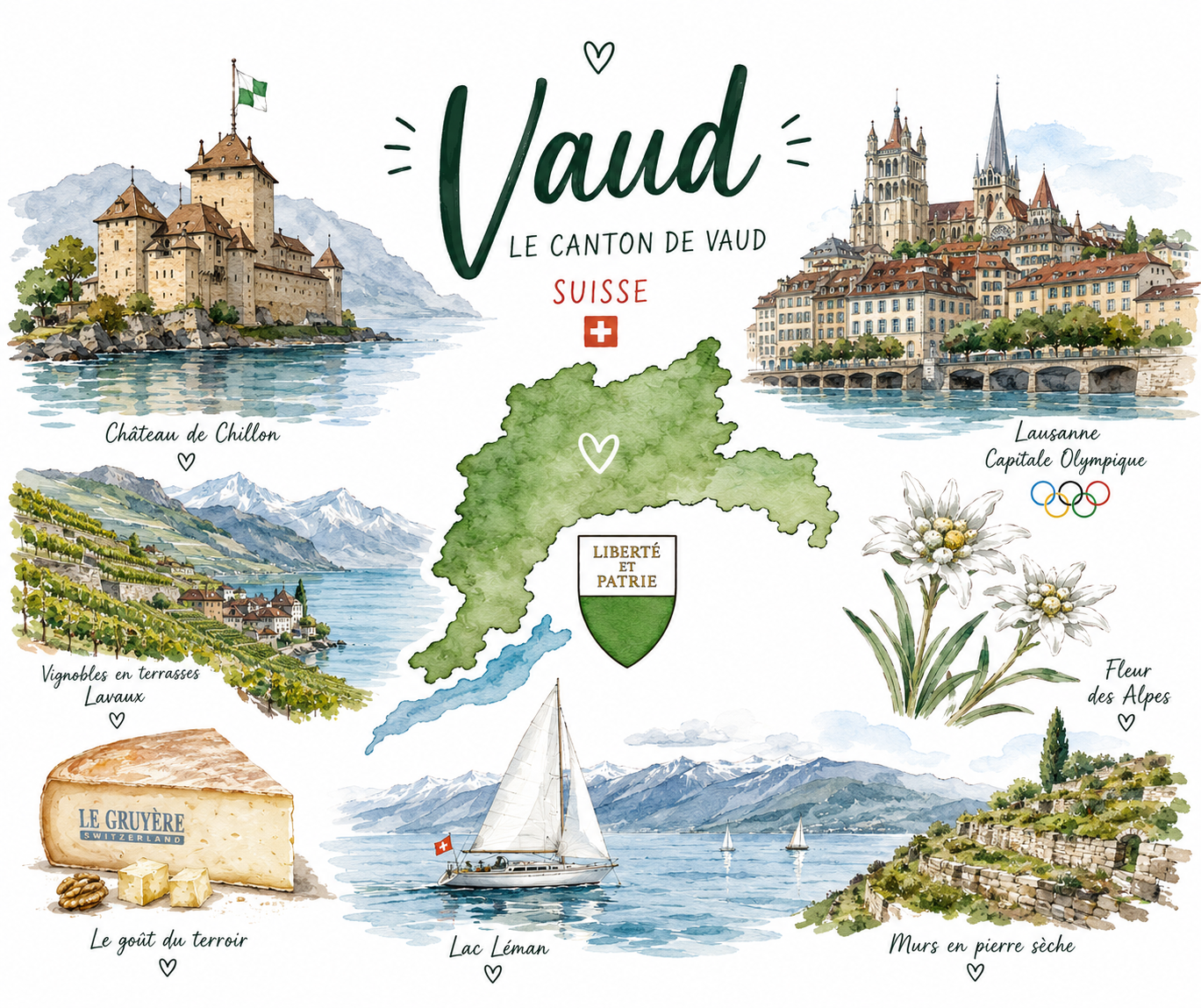 Mug Édition Spéciale Vaud Suisse – Image 2