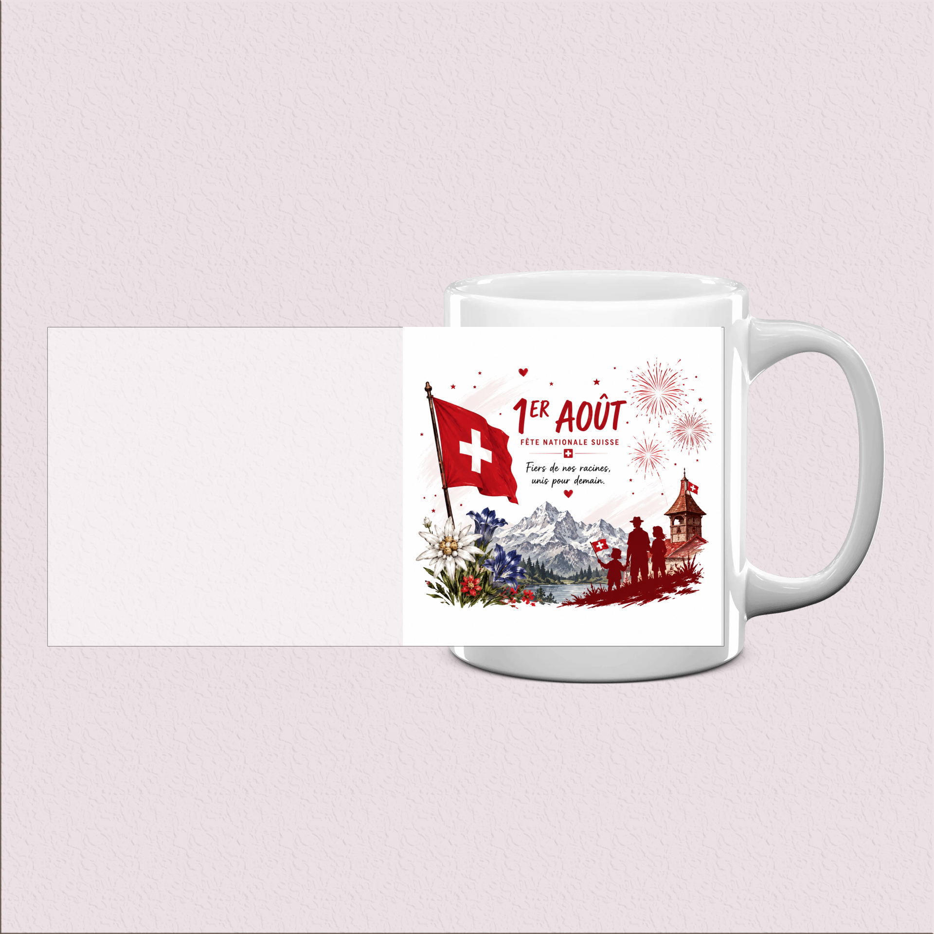 Mug 1er août - Fête nationale Suisse