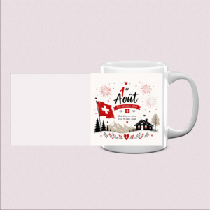 Mug Suisse pour 1er août – Cadeau convivial